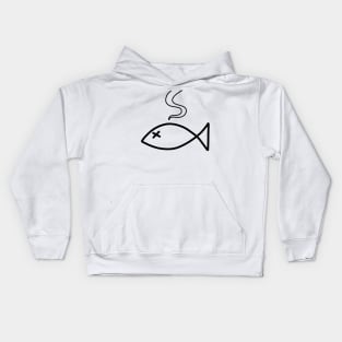 Bad Fish (black) Kids Hoodie